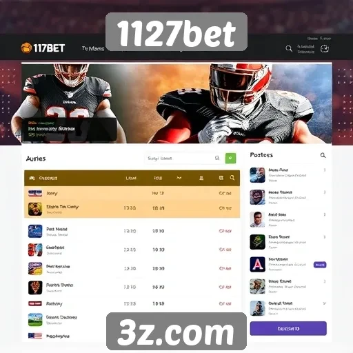 Interface do usuário do 1127bet é intuitiva